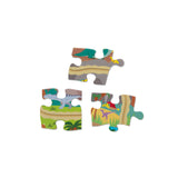 Dinosaur Adventure Tracks Floor Puzzle – 48 Pieces + 2 Wind-Up Dinosaurs N2