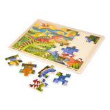 Dinosaur Wooden Jigsaw Puzzle - 24 Pieces H3