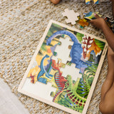 Dinosaur Wooden Jigsaw Puzzle - 24 Pieces H3