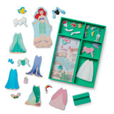 Disney Ariel Wooden Magnetic Dress-Up I7