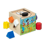 Disney Mickey Mouse & Friends Wooden Shape Sorting Cube R2