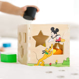 Disney Mickey Mouse & Friends Wooden Shape Sorting Cube R2