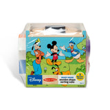 Disney Mickey Mouse & Friends Wooden Shape Sorting Cube R2
