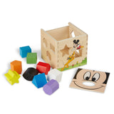 Disney Mickey Mouse & Friends Wooden Shape Sorting Cube R2