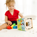 Disney Mickey Mouse & Friends Wooden Shape Sorting Cube R2