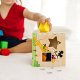 Disney Mickey Mouse & Friends Wooden Shape Sorting Cube R2