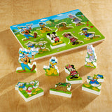 Disney Mickey Mouse Wooden Chunky Puzzle D2