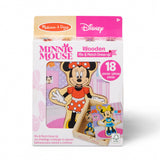 Disney Minnie Mouse Wooden Mix & Match Dress-Up Puzzle K8