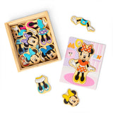 Disney Minnie Mouse Wooden Mix & Match Dress-Up Puzzle K8