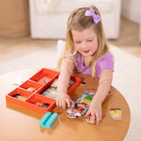 Disney Moana Wooden Magnetic Dress-Up Play Set K9