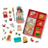 Disney Moana Wooden Magnetic Dress-Up Play Set K9