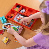 Disney Moana Wooden Magnetic Dress-Up Play Set K9