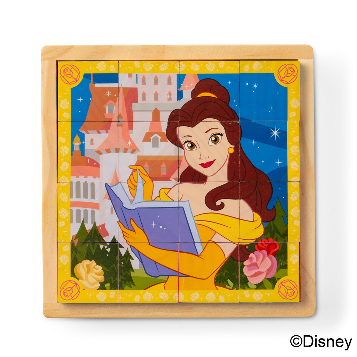 Disney Princess Wooden Cube Puzzle J4
