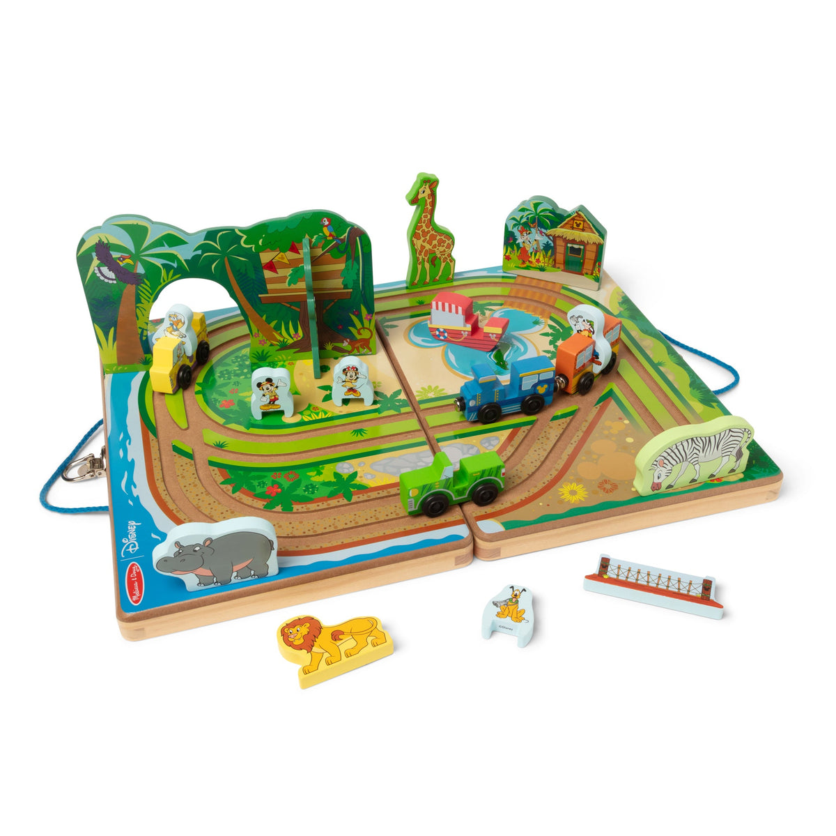 Disney Take-Along Safari Wooden Play Set H9