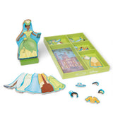 Disney Tiana Wooden Magnetic Dress-Up Play Set E6