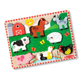 Farm Animals Chunky Puzzle - 8 Pieces M0