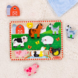 Farm Animals Chunky Puzzle - 8 Pieces M0