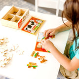 Farm Animals Jigsaw Puzzles in a Box Q5