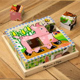 Farm Cube Puzzle - 16 Pieces O9