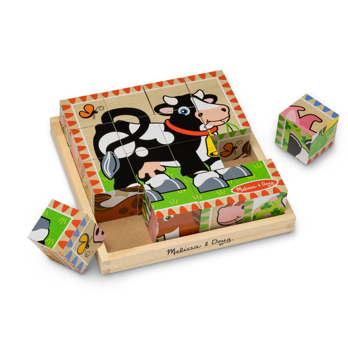 Farm Cube Puzzle - 16 Pieces W8