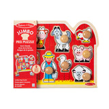 Farm Friends Jumbo Peg Puzzle - 8 Pieces P8