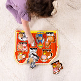Farm Friends Jumbo Peg Puzzle - 8 Pieces P8