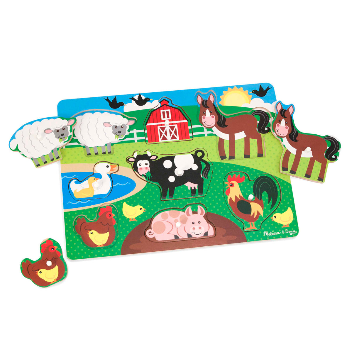 Farm Peg Puzzle - 8 pieces S3
