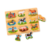 Farm Sound Puzzle - 8 Pieces I1