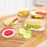 Felt Food Sandwich Play Set P1