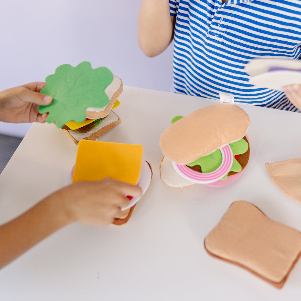 Felt Food Sandwich Play Set P1