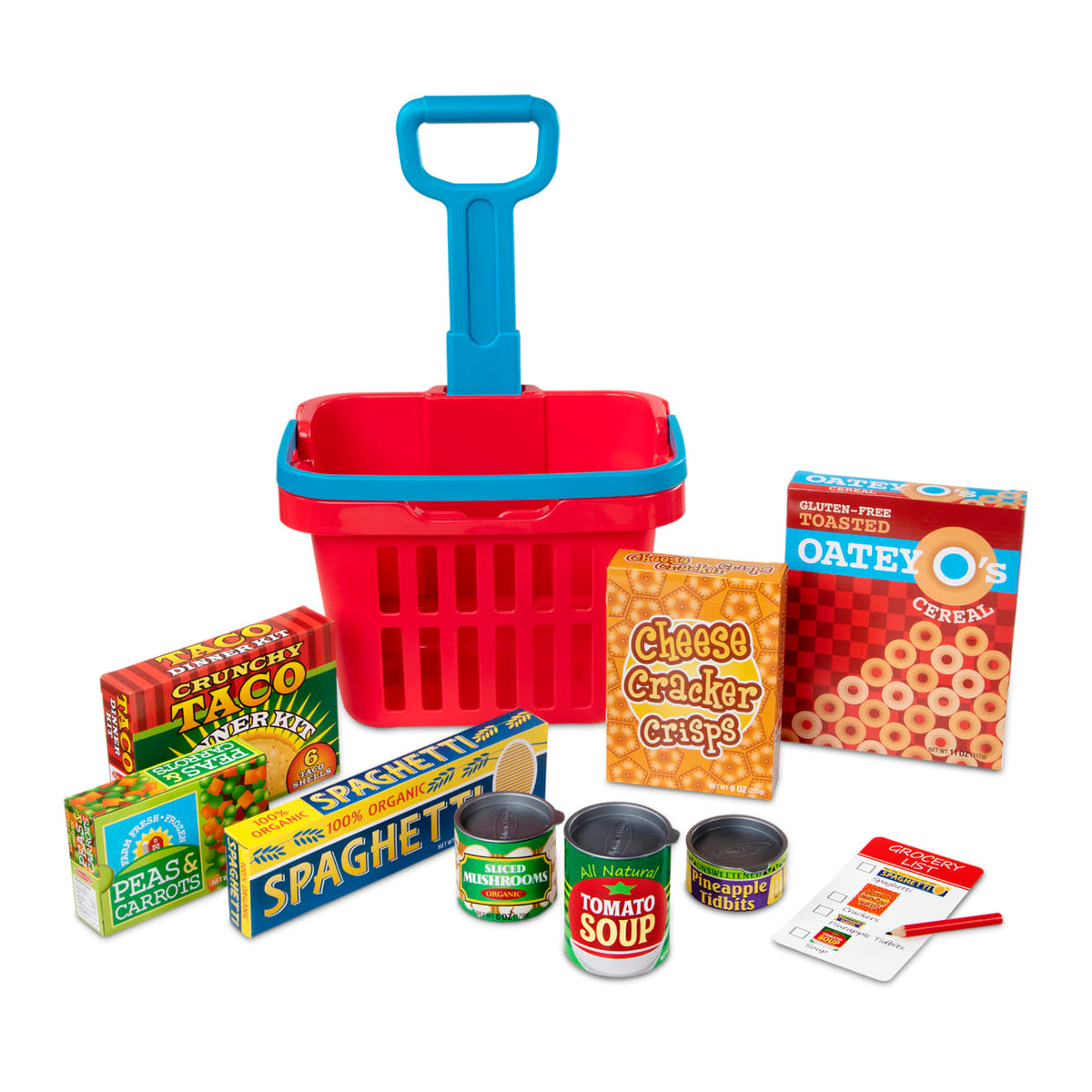 Fill & Roll Grocery Basket Play Set N0