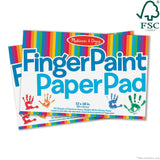 Finger Paint Paper Pad 2-Pack C8