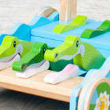First Play Chomp & Clack Alligator Push Toy R6