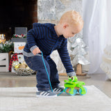 First Play Frolicking Frog Wooden Pull Toy H3