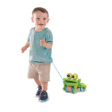 First Play Frolicking Frog Wooden Pull Toy H3