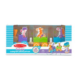 First Play Wooden Rocking Farm Animals Pull Train F8