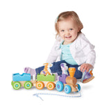 First Play Wooden Rocking Farm Animals Pull Train F8