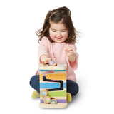 First Play Wooden Safari Zig-Zag Tower Q9