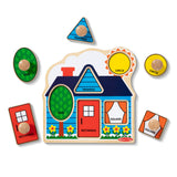 First Shapes Jumbo Peg Puzzle - 5 Pieces L6