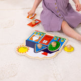 First Shapes Jumbo Peg Puzzle - 5 Pieces L6