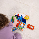 First Shapes Jumbo Peg Puzzle - 5 Pieces L6