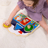First Shapes Jumbo Peg Puzzle - 5 Pieces L6