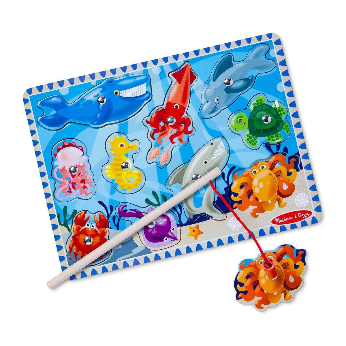 Fishing Magnetic Puzzle Game - 10 Pieces R1