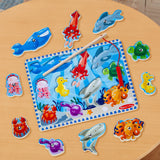 Fishing Magnetic Puzzle Game - 10 Pieces R1