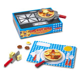 Flip & Serve Pancake Set - Wooden Play Food I0