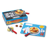Flip & Serve Pancake Set - Wooden Play Food I0
