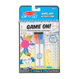 Game On! Wipe-Off Activity Pad - On the Go Travel Activity H2