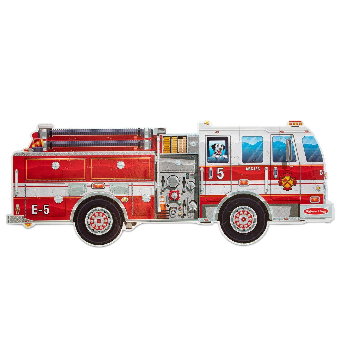 Giant Fire Truck Floor Puzzle - 24 Pieces G8