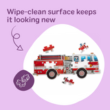 Giant Fire Truck Floor Puzzle - 24 Pieces G8