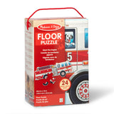Giant Fire Truck Floor Puzzle - 24 Pieces G8